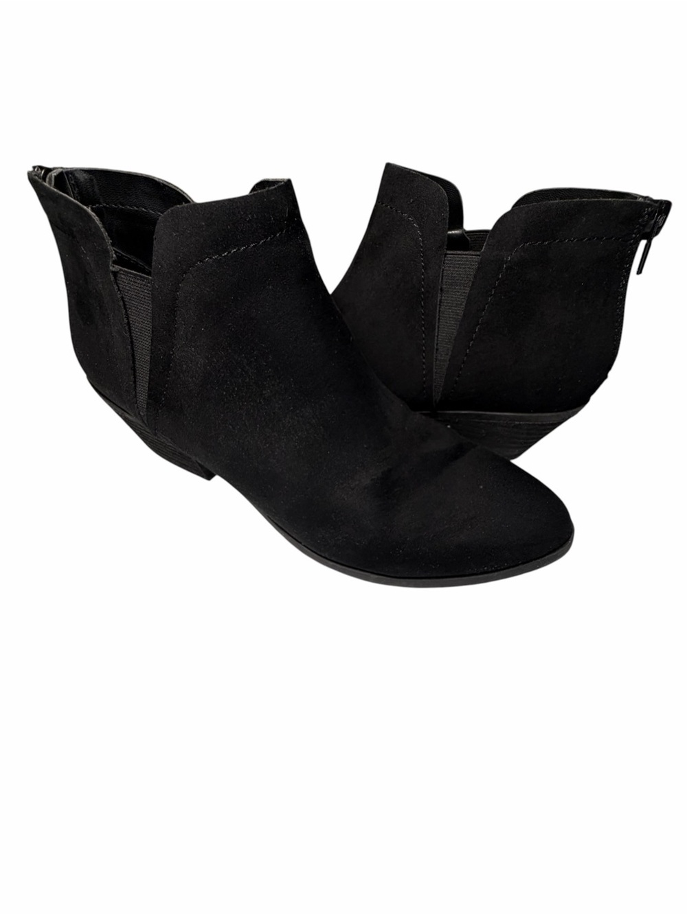 Carlos by Carlos Santana Black Ankle Suede Boots - US 9